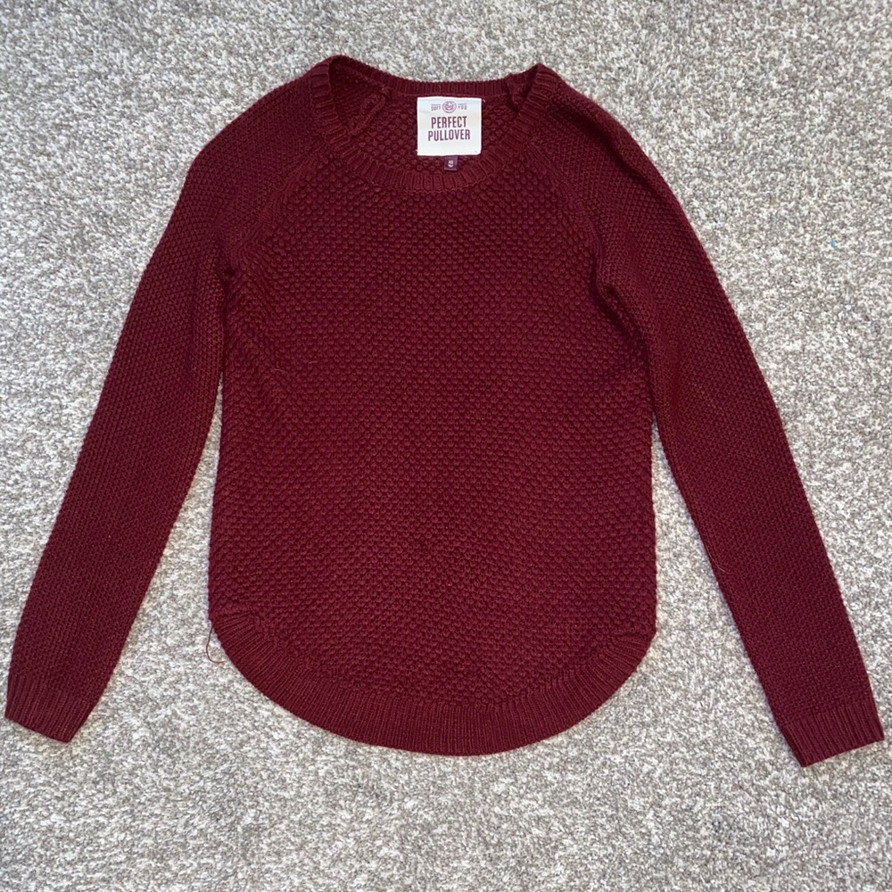 Burgundy Sweater